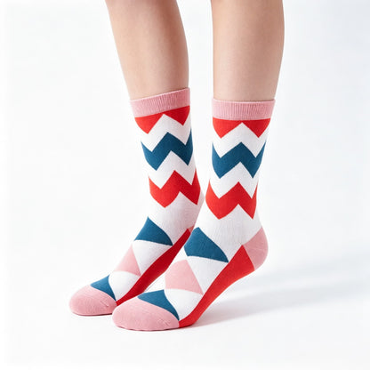 Geo Pop Pastel Socks
