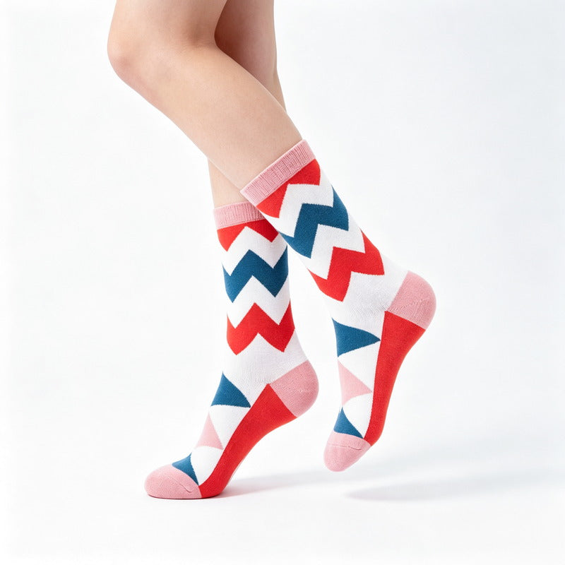 Geo Pop Pastel Socks