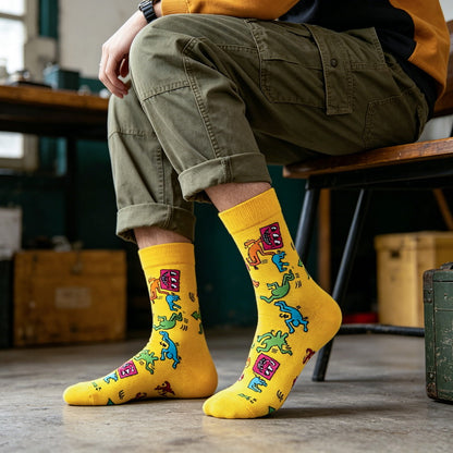 Yellow Pop Socks