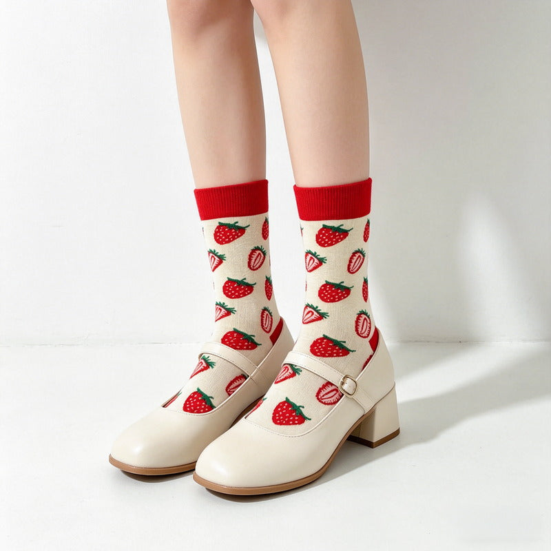 Strawberry Pop Socks