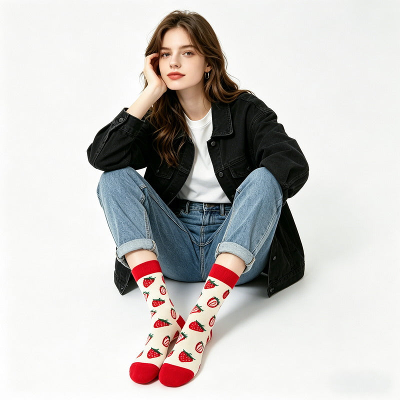 Strawberry Pop Socks