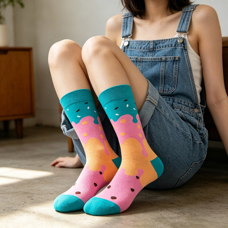 Ice Cream Pop Socks