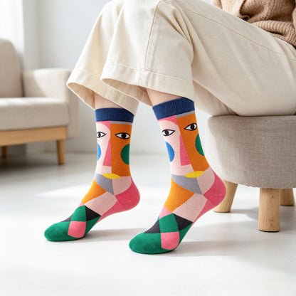 Geo Eye Socks
