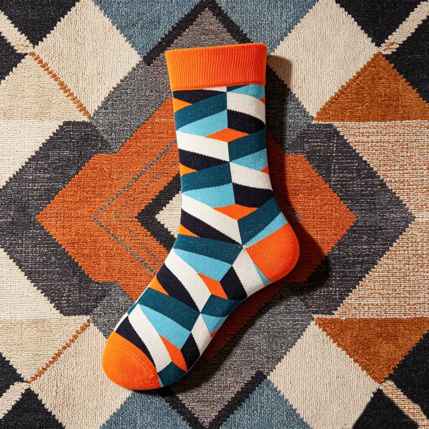 Geo Pop Sunset Socks