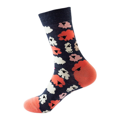 cute sheep aesthetic crew socks
